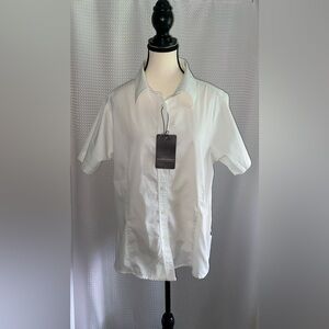 Women’s STORMTECH short sleeves‎ white buttoned shirt / blouse size XL